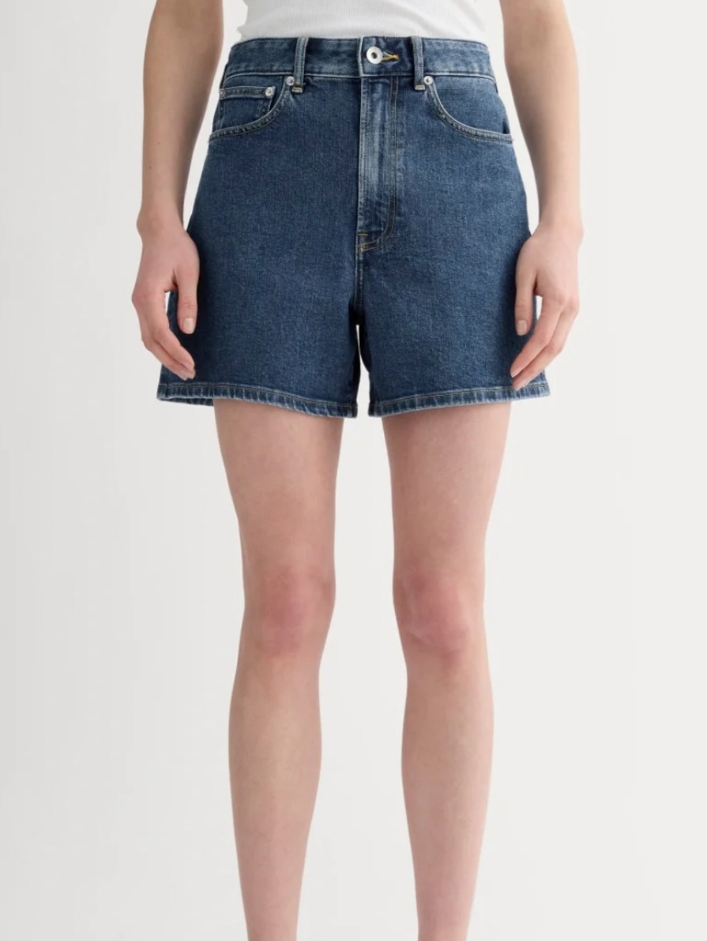 EVERLANE The A-Line Denim Short